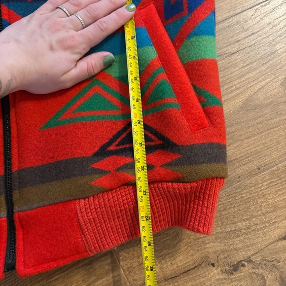 Pendleton Aztec Wool Bomber Jacket - Picture 9 of 13